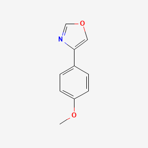 molecular formula C10H9NO2 B1625909 4-(4-Methoxyphenyl)oxazole CAS No. 54289-74-6