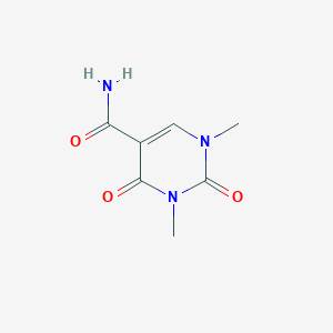 molecular formula C7H9N3O3 B1625910 1,3-Dimethyl-2,4-dioxo-1,2,3,4-tetrahydropyrimidine-5-carboxamide CAS No. 38009-11-9