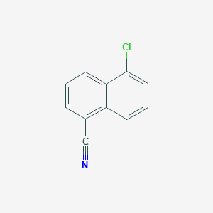molecular formula C11H6ClN B1625914 5-Chloronaphthalene-1-carbonitrile CAS No. 73399-85-6