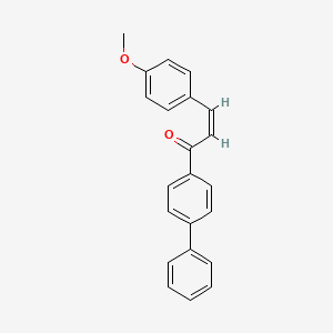 (Z)-3-(4-methoxyphenyl)-1-(4-phenylphenyl)prop-2-en-1-one
