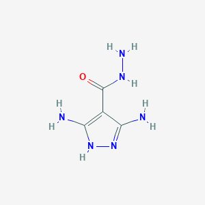 3,5-Diamino-1H-pyrazole-4-carbohydrazide