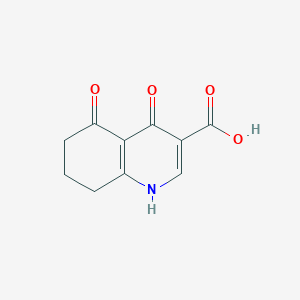 molecular formula C10H9NO4 B1625945 4,5-Dioxo-1,4,5,6,7,8-hexahydroquinoline-3-carboxylic acid CAS No. 72913-01-0