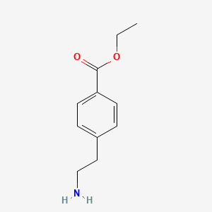 molecular formula C11H15NO2 B1625949 Ethyl 4-(2-aminoethyl)benzoate CAS No. 77266-69-4
