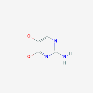 molecular formula C6H9N3O2 B1625955 4,5-二甲氧基嘧啶-2-胺 CAS No. 4763-53-5
