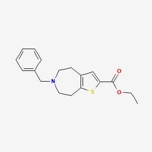 ethyl 6-benzyl-5,6,7,8-tetrahydro-4H-thieno[2,3-d]azepine-2-carboxylate