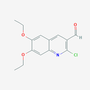 2-Chloro-6,7-diethoxyquinoline-3-carbaldehyde