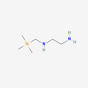 molecular formula C6H18N2Si B1625976 N~1~-[(Trimethylsilyl)methyl]ethane-1,2-diamine CAS No. 20493-83-8