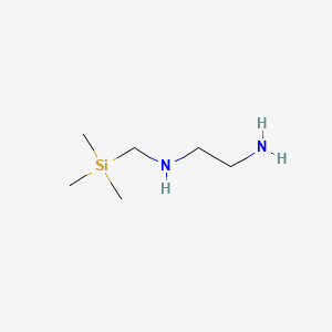 molecular formula C6H18N2Si B1625976 1,2-ETHANEDIAMINE,N-[(TRIMETHYLSILYL)METHYL]- CAS No. 20493-83-8