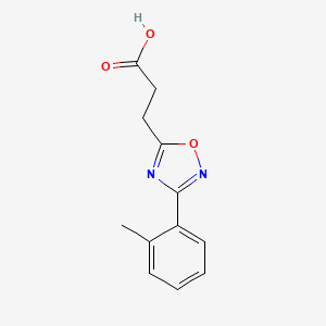 3-[3-(2-Methylphenyl)-1,2,4-oxadiazol-5-yl]propanoic acid