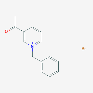 molecular formula C14H14BrNO B1625985 3-Acetyl-1-benzylpyridin-1-ium bromide CAS No. 26368-94-5