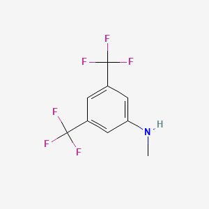 molecular formula C9H7F6N B1626001 N-methyl-3,5-bis(trifluoromethyl)aniline CAS No. 42450-72-6