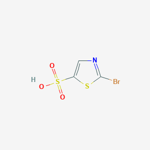molecular formula C3H2BrNO3S2 B1626003 2-Bromothiazole-5-sulfonic acid CAS No. 41731-70-8