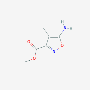 3-Isoxazolecarboxylic acid, 5-amino-4-methyl-, methyl ester