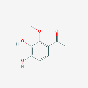 molecular formula C9H10O4 B1626013 1-(3,4-Dihydroxy-2-methoxyphenyl)ethanone CAS No. 27829-93-2