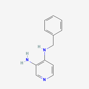 molecular formula C12H13N3 B1626020 3-Amino-4-(benzylamino)pyridine CAS No. 57806-32-3