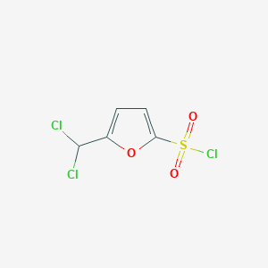 molecular formula C5H3Cl3O3S B1626023 5-Dichloromethylfuran-2-sulfonyl chloride CAS No. 56038-55-2