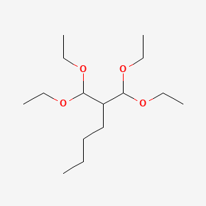 molecular formula C15H32O4 B1626041 2-(二乙氧甲基)-1,1-二乙氧己烷 CAS No. 21037-62-7