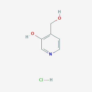 molecular formula C6H8ClNO2 B1626042 4-(羟甲基)吡啶-3-醇盐酸盐 CAS No. 67992-19-2