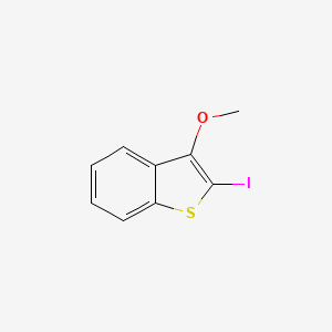 molecular formula C9H7IOS B1626043 2-Iodo-3-methoxybenzo[b]thiophene CAS No. 66831-78-5