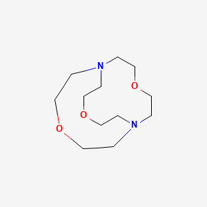 molecular formula C12H24N2O3 B1626046 4,10,15-Trioxa-1,7-diazabicyclo[5.5.5]heptadecane CAS No. 37095-49-1
