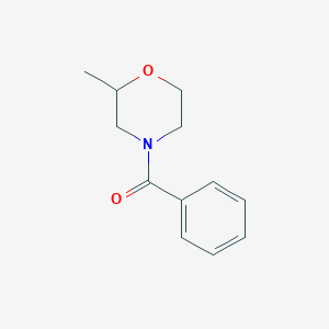 molecular formula C12H15NO2 B1626048 (2-Methylmorpholino)(phenyl)methanone CAS No. 19202-03-0