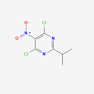 molecular formula C7H7Cl2N3O2 B1626052 4,6-Dichloro-5-nitro-2-(propan-2-yl)pyrimidine CAS No. 53039-35-3