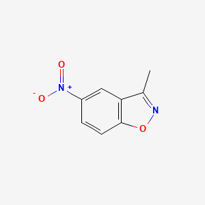 molecular formula C8H6N2O3 B1626061 3-甲基-5-硝基苯并[d]异噁唑 CAS No. 63770-48-9