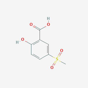 molecular formula C8H8O5S B1626062 2-Hydroxy-5-(methylsulfonyl)benzoic acid CAS No. 68029-77-6