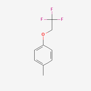molecular formula C9H9F3O B1626063 4-(2,2,2-Trifluoroethoxy)toluene CAS No. 62158-89-8