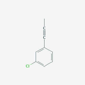 molecular formula C9H7Cl B1626067 1-氯-3-(丙-1-YN-1-YL)苯 CAS No. 43136-84-1