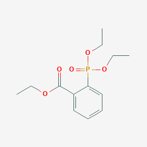 molecular formula C13H19O5P B1626070 Ethyl 2-(diethoxyphosphoryl)benzoate CAS No. 28036-11-5