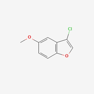 molecular formula C9H7ClO2 B1626081 3-Chloro-5-methoxybenzofuran CAS No. 77440-96-1