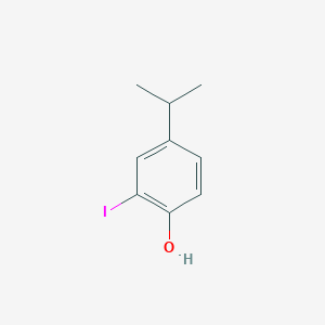molecular formula C9H11IO B1626085 2-Iodo-4-(propan-2-YL)phenol CAS No. 58456-88-5