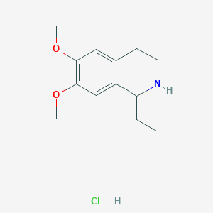 1-Ethyl-6,7-dimethoxy-1,2,3,4-tetrahydroisoquinoline hydrochloride