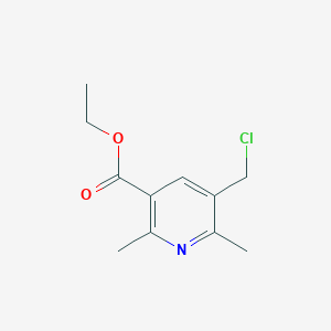 Ethyl 5-(chloromethyl)-2,6-dimethylnicotinate