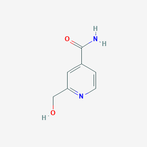 molecular formula C7H8N2O2 B1626097 2-(羟甲基)异烟酰胺 CAS No. 84589-39-9