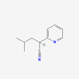 molecular formula C11H14N2 B1626101 alpha-Isobutylpyridine-2-acetonitrile CAS No. 78833-04-2