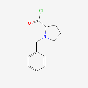 molecular formula C12H14ClNO B1626110 1-Benzylprolyl chloride CAS No. 105099-19-2