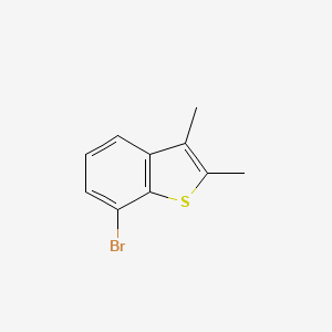 molecular formula C10H9BrS B1626122 7-Bromo-2,3-dimethyl-1-benzothiophene CAS No. 204980-74-5