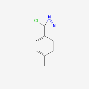 B1626124 3H-Diazirine, 3-chloro-3-(4-methylphenyl)- CAS No. 39184-65-1