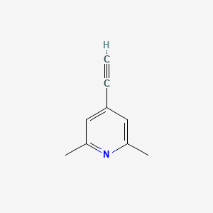molecular formula C9H9N B1626147 4-Ethynyl-2,6-dimethyl-pyridine CAS No. 86520-95-8