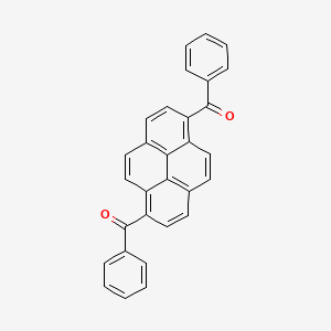 molecular formula C30H18O2 B1626170 1,6-Dibenzoylpyrene CAS No. 54811-16-4