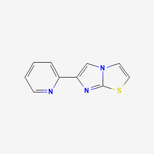 molecular formula C10H7N3S B1626172 6-(吡啶-2-基)咪唑并[2,1-b]噻唑 CAS No. 96911-73-8