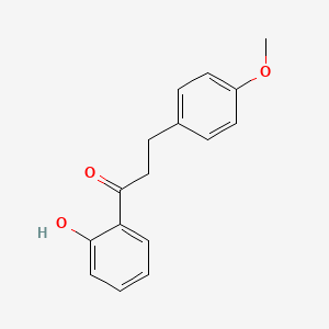 molecular formula C16H16O3 B1626174 1-(2-Hydroxyphenyl)-3-(4-methoxyphenyl)propan-1-one CAS No. 56202-01-8