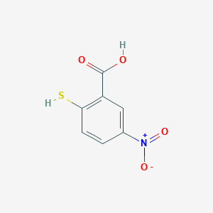 molecular formula C7H5NO4S B1626185 5-Nitro-2-sulfanylbenzoic acid CAS No. 99334-37-9