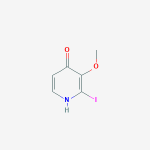 molecular formula C6H6INO2 B1626188 4-羟基-2-碘-3-甲氧基吡啶 CAS No. 405137-17-9