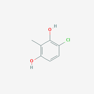 molecular formula C7H7ClO2 B1626189 4-Chloro-2-methyl-benzene-1,3-diol CAS No. 502485-28-1