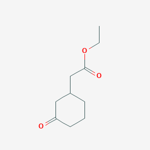 molecular formula C10H16O3 B1626201 Ethyl 2-(3-oxocyclohexyl)acetate CAS No. 66427-26-7