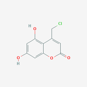 molecular formula C10H7ClO4 B1626206 4-(chloromethyl)-5,7-dihydroxy-2H-chromen-2-one CAS No. 809234-33-1