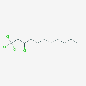 molecular formula C11H20Cl4 B1626208 1,1,1,3-Tetrachloroundecane CAS No. 56686-55-6